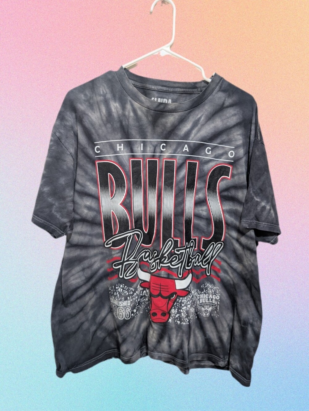 Chicago Bulls NBA Tie Die T Shirt Size XL